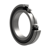Single row deep groove ball bearing with snap ring groove Steel Closure on both sides 6204-2RSR-N